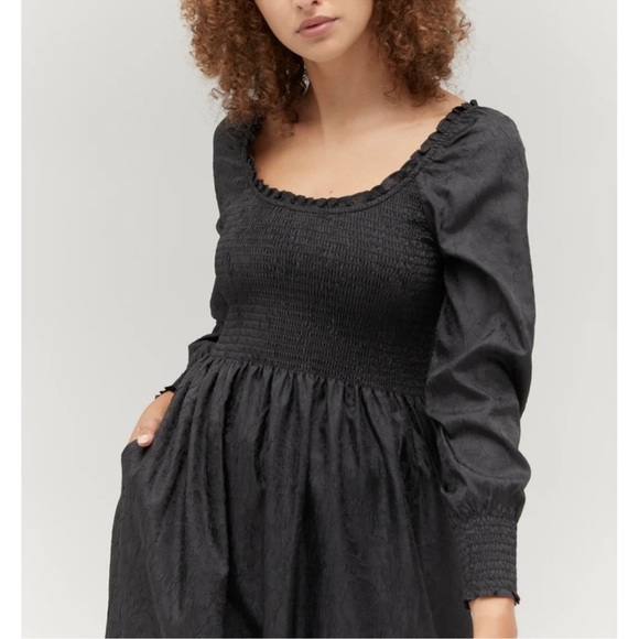 Hill House Emily Nap Dress Womens XL Black Maxi Romantic Cottagecore Timeless - Picture 2 of 15